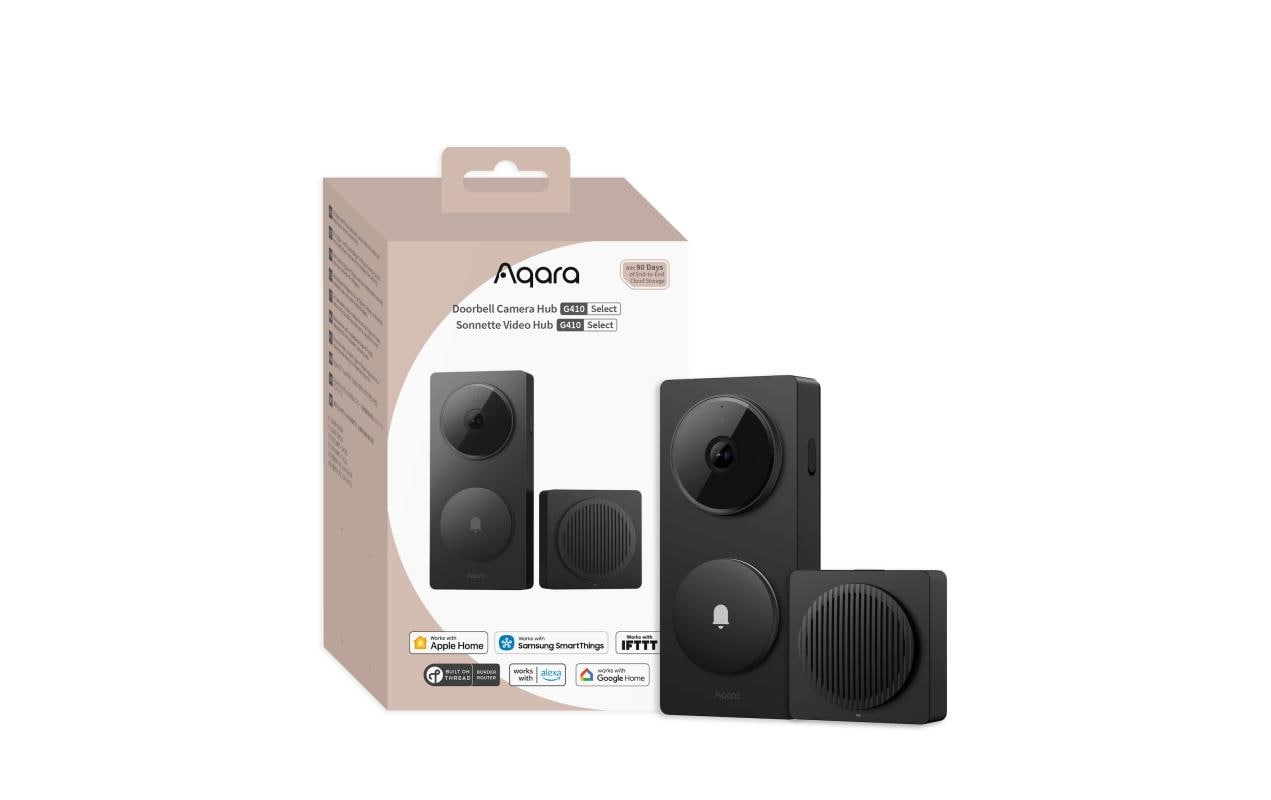 Aqara Türklingel-Kamera-Hub G410 Schwarz 1 Stück