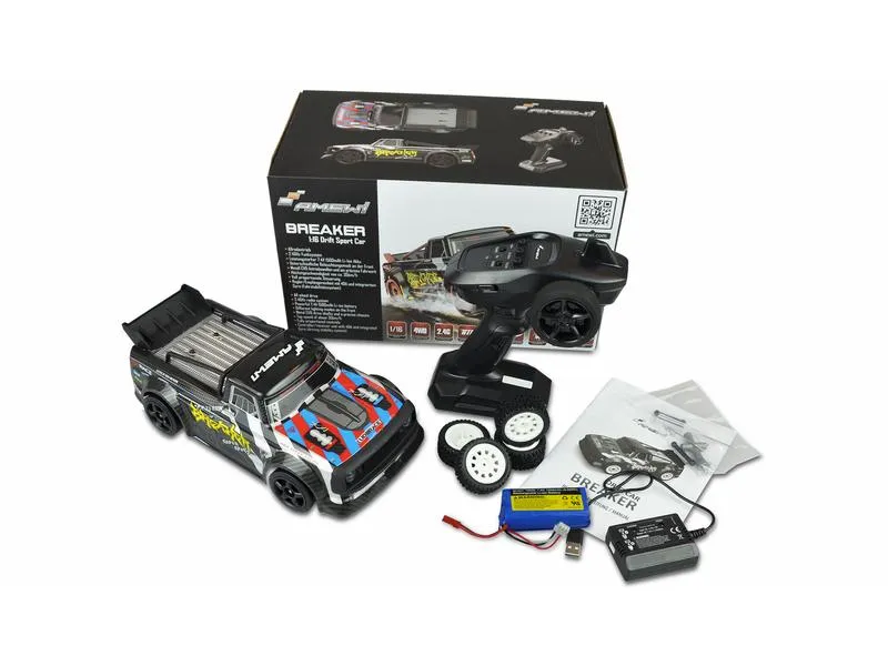 Amewi Drift Breaker 4WD, Gyro 1:16, RTR Amewi Drift Breaker 4WD, Gyro 1:16, RTR