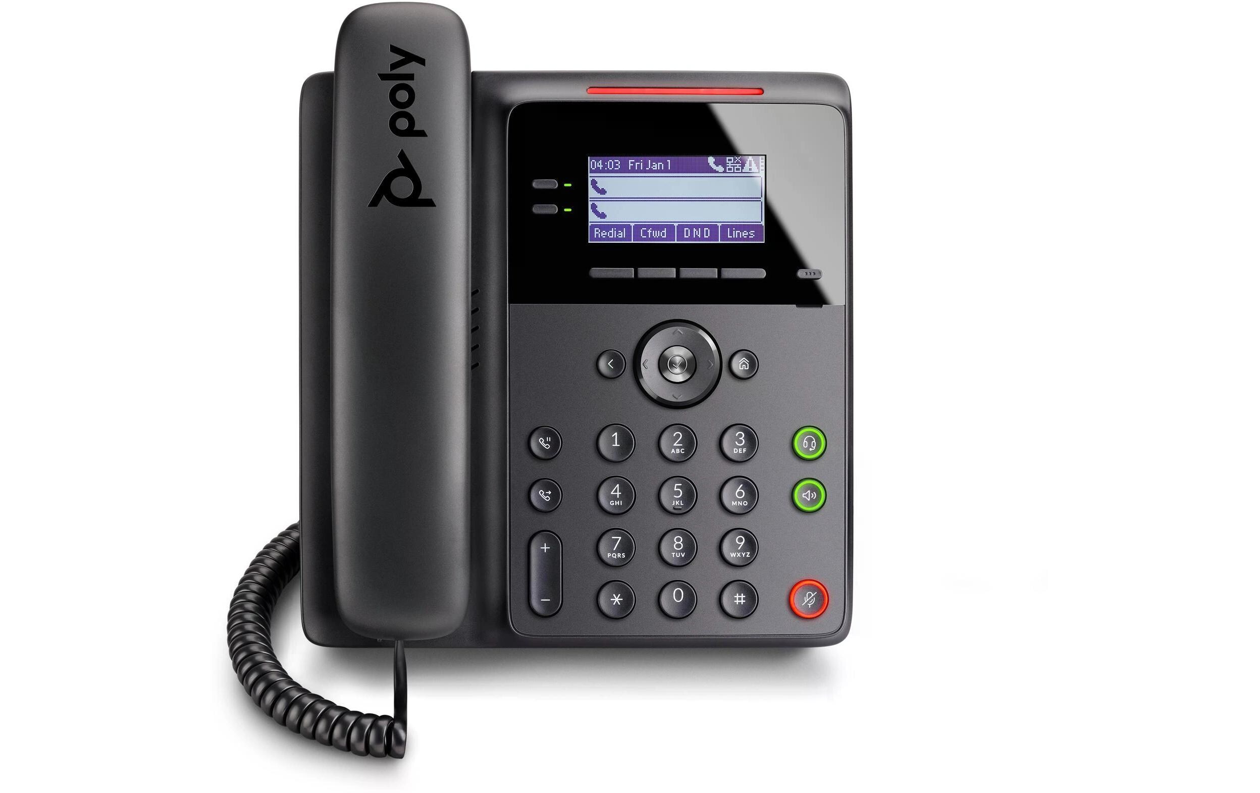 Poly Tischtelefon Edge B10 Schwarz, Google Voice Poly Tischtelefon Edge B10 Schwarz, Google Voice