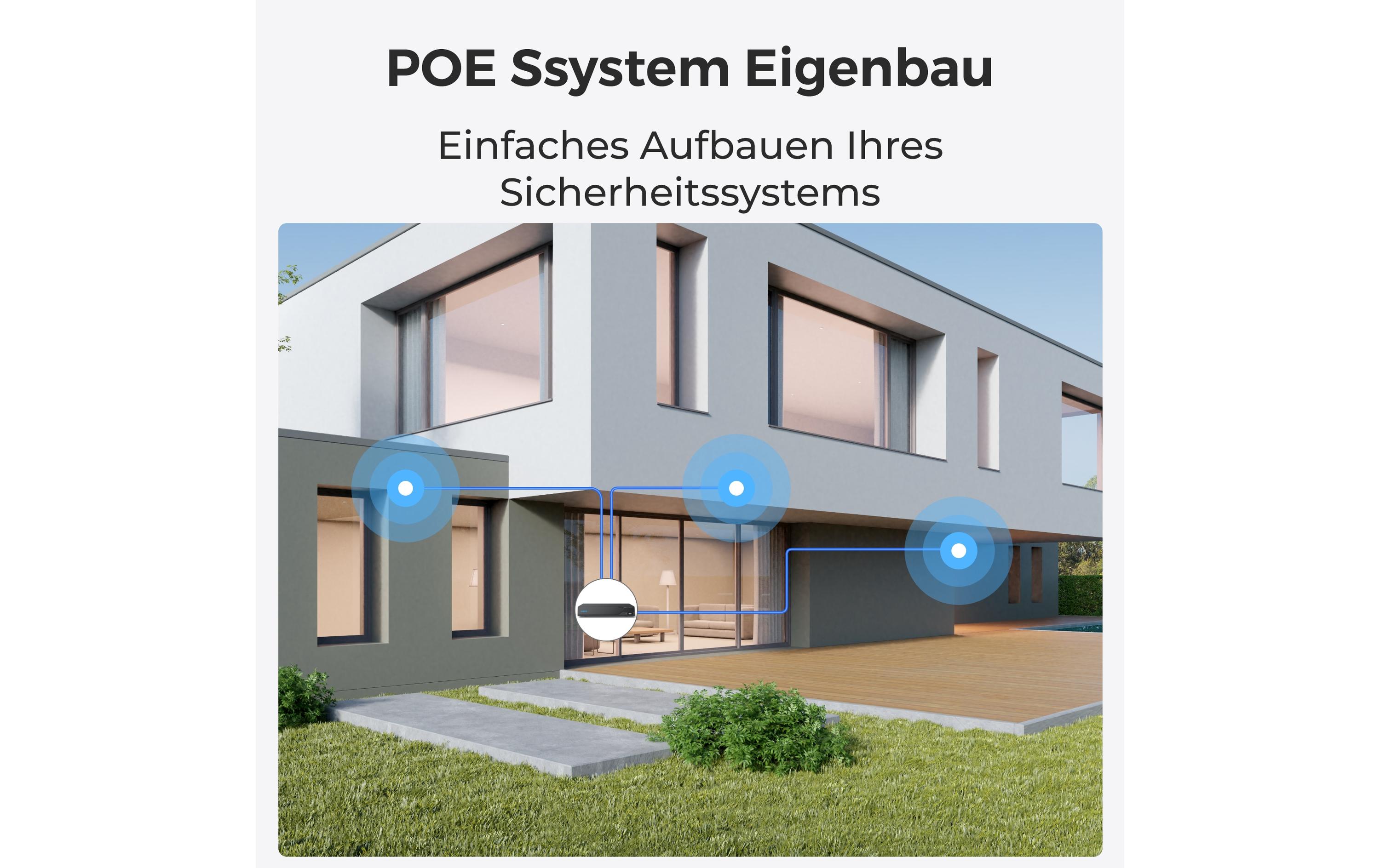 Reolink Netzwerkrekorder NVS16 4 TB, 16 Kanal Reolink Netzwerkrekorder NVS16 4 TB, 16 Kanal