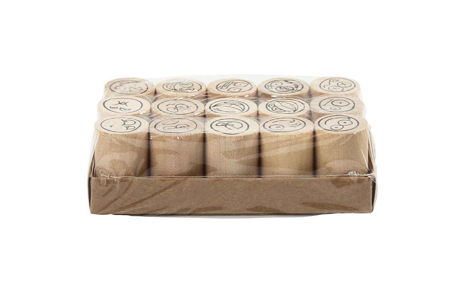 Creativ Company Stempel Holz 15 Stück