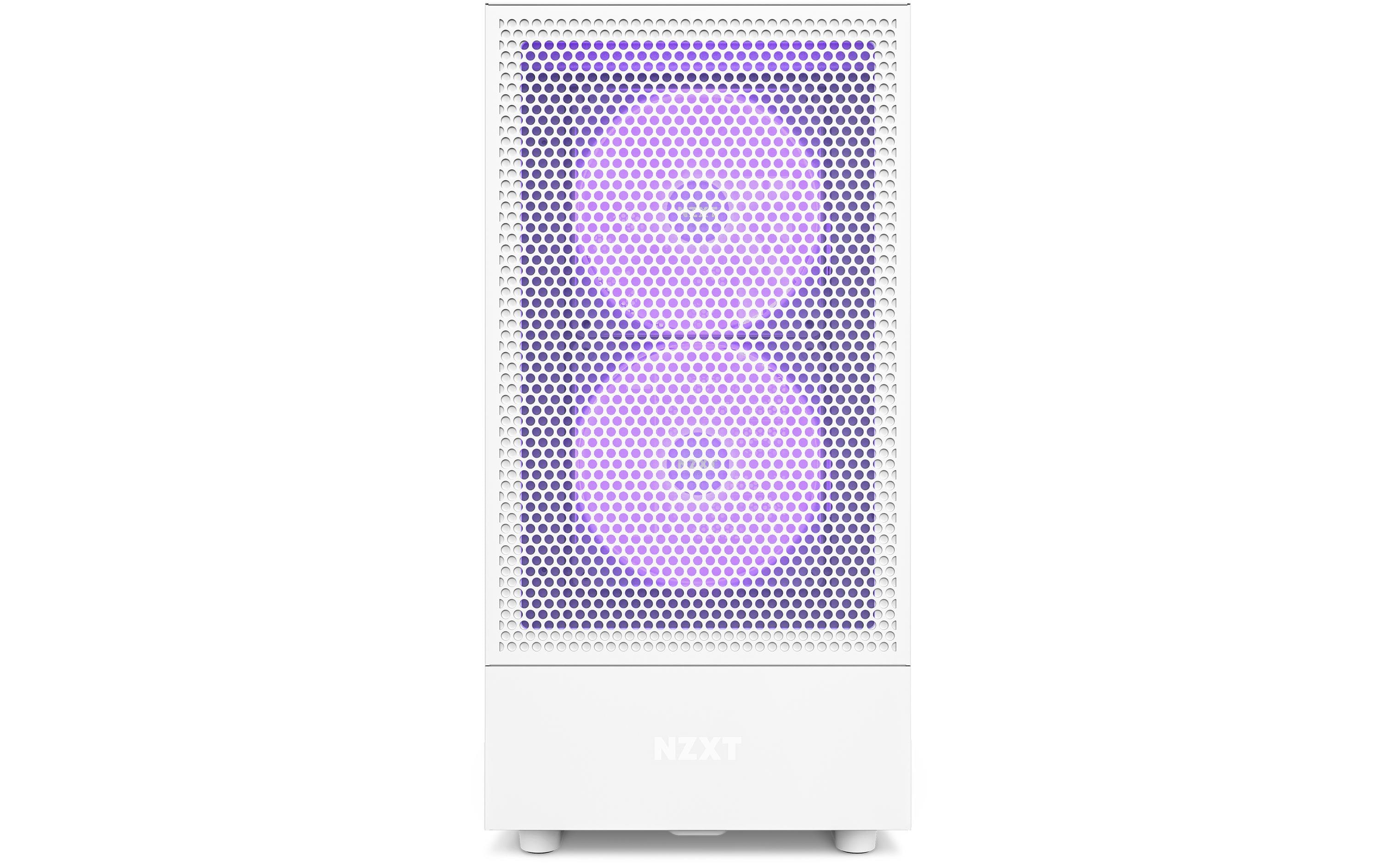 NZXT PC-Gehäuse H5 Flow RGB Weiss matt