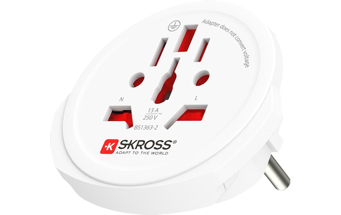 SKROSS Reiseadapter Combo World India
