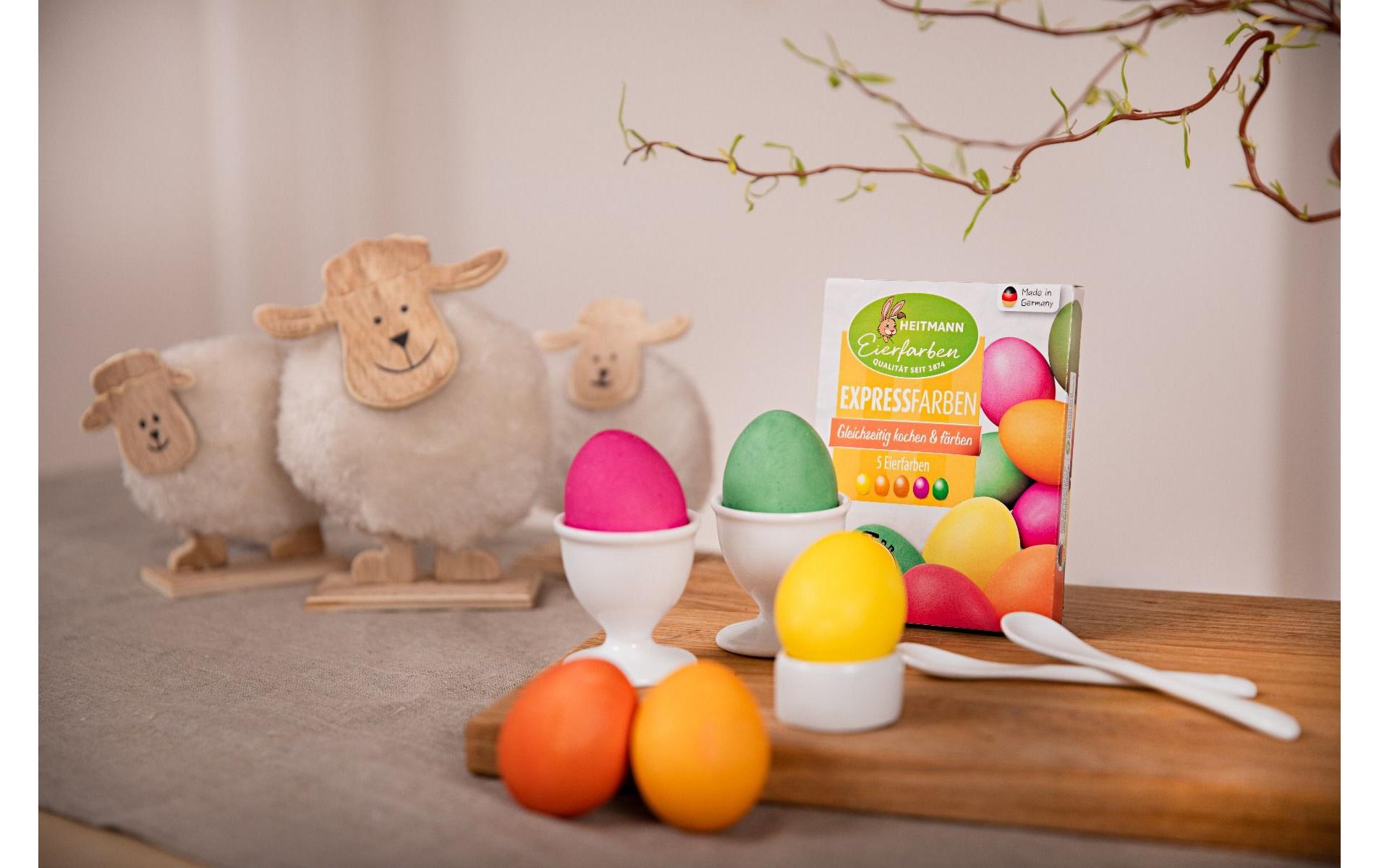 Brauns Heitmann Eierfarben Express 5 Stück, Mehrfarbig