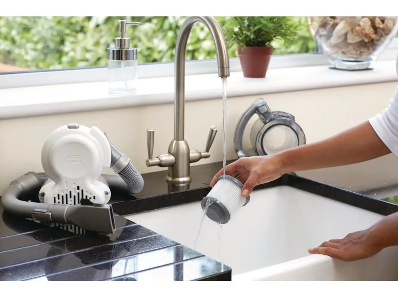 BLACK+DECKER Akku-Handsauger Dustbuster Flexi Silber BLACK+DECKER Akku-Handsauger Dustbuster Flexi Silber