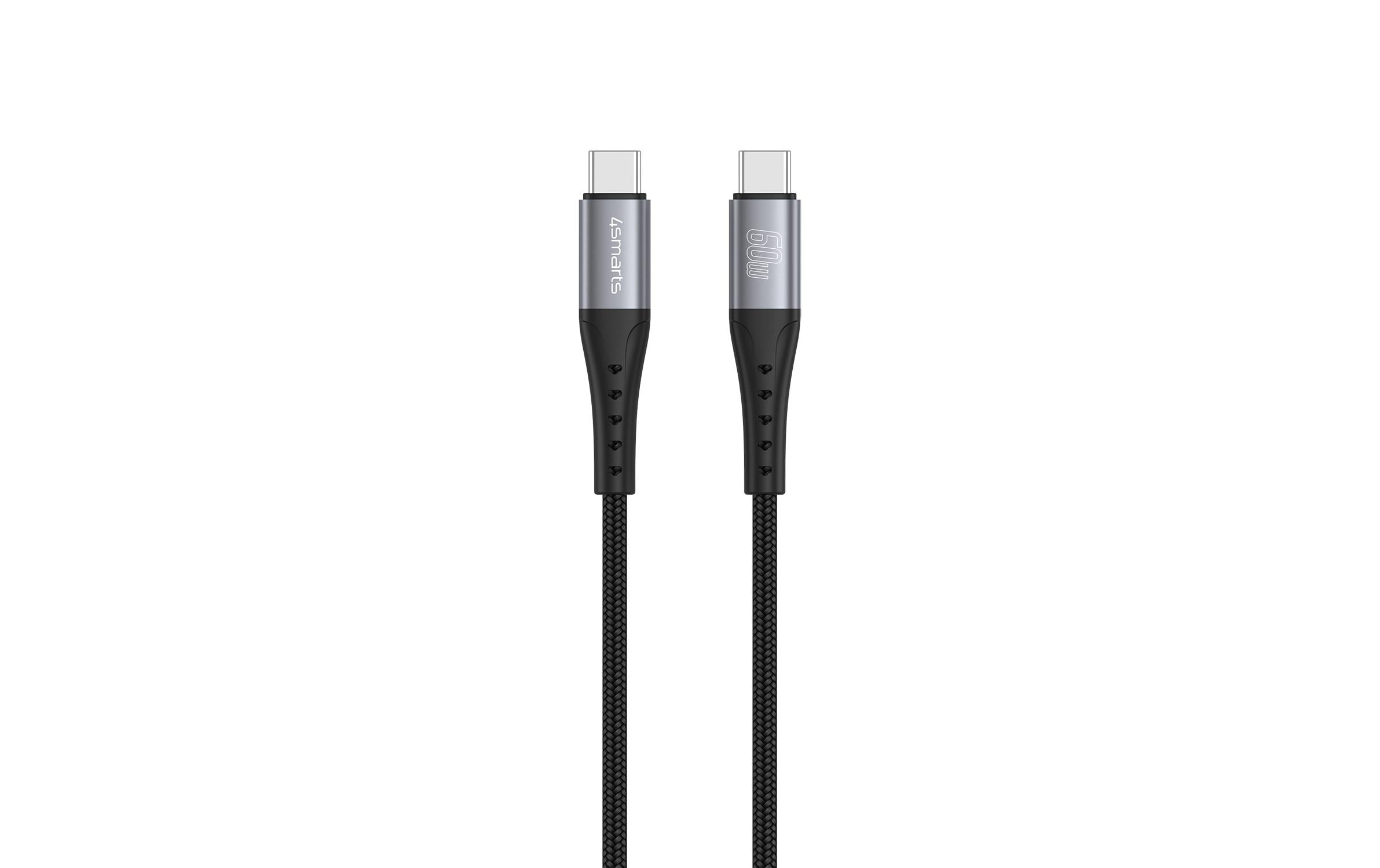 4smarts USB 2.0-Kabel Data and charging cable USB C - USB C 1.5 m