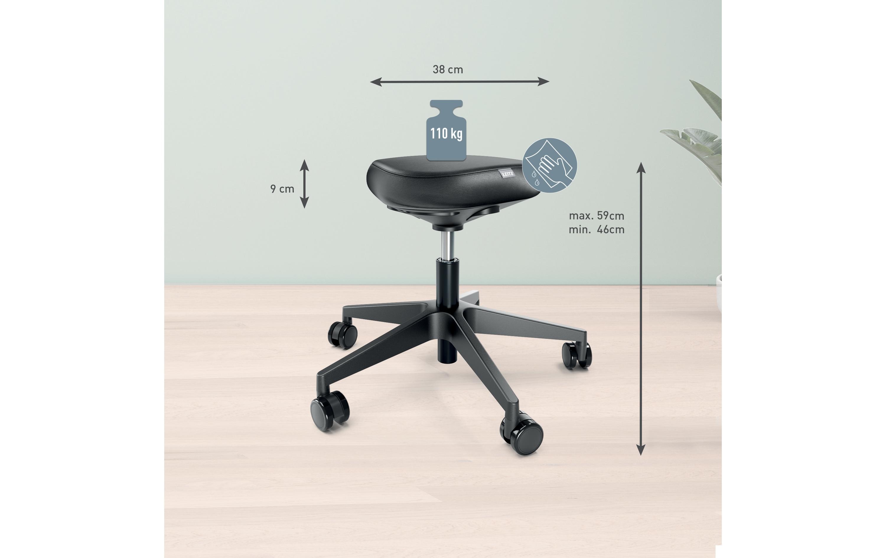 Leitz Ergonomischer Sitzhocker mit Rollen