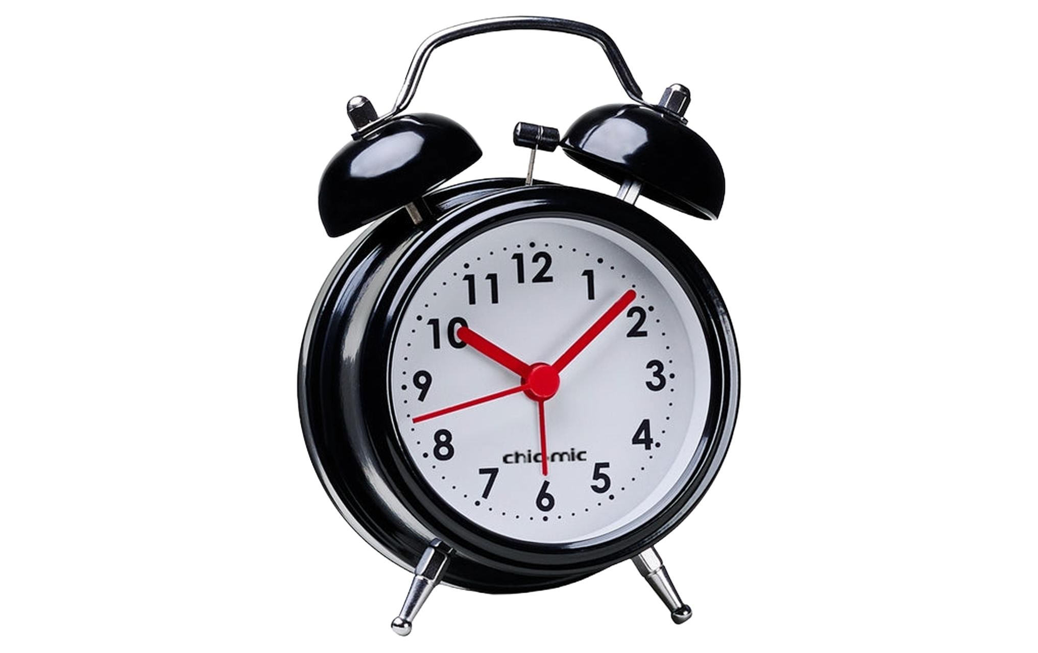 Chic Mic Klassischer Wecker Timeless Schwarz