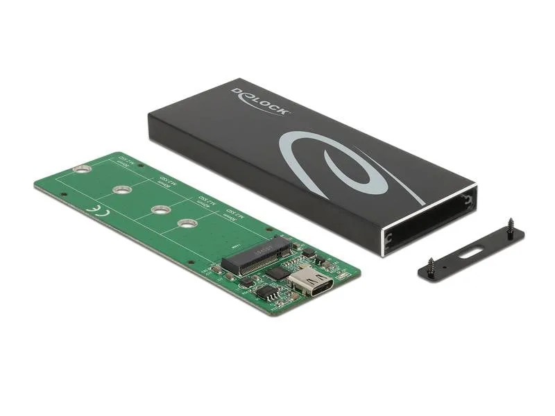 Delock Externes Gehäuse für M.2 SATA SSD mit USB Type-C M.2 Delock Externes Gehäuse für M.2 SATA SSD mit USB Type-C M.2