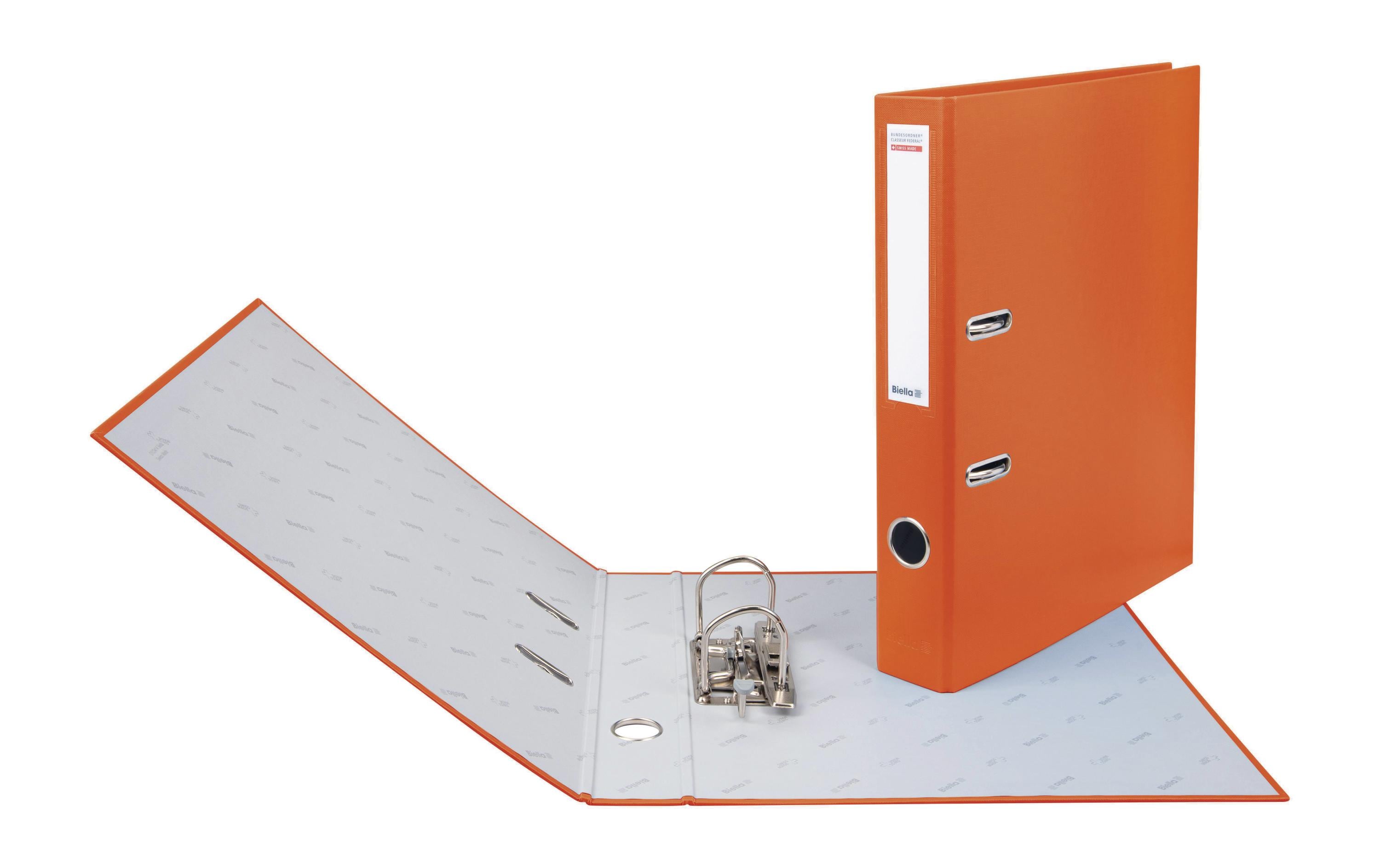 Biella Bundesordner A4 4 cm, Orange