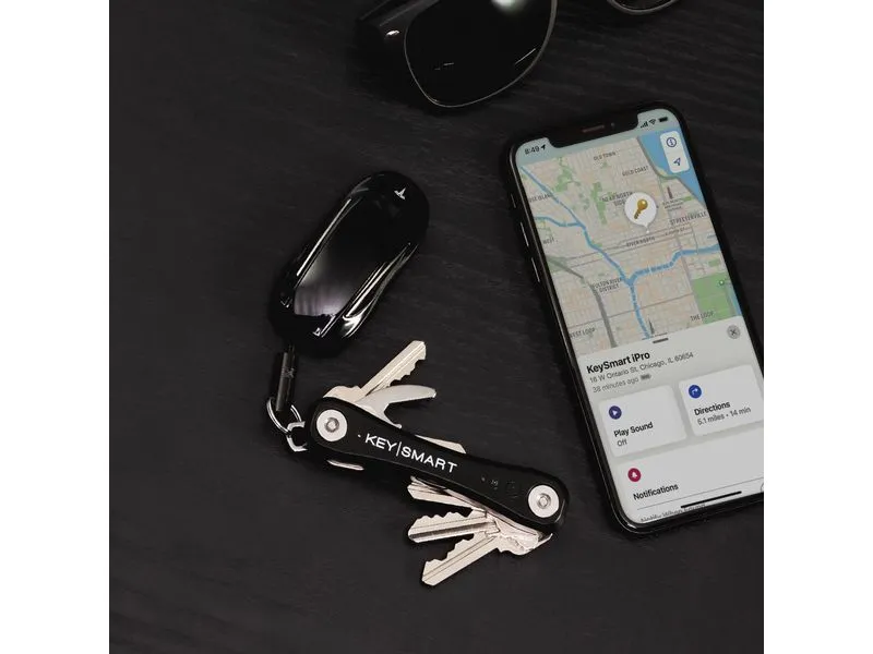 Keysmart Schlüsselhalter iPro, Schwarz