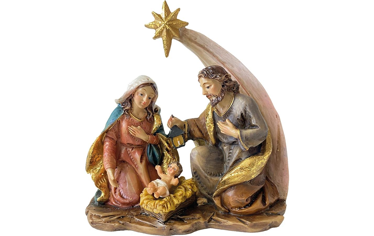 Botanic-Haus Krippenblock, Komet 11.7 cm,aus Polyresin