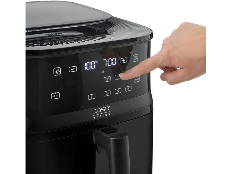 Caso Heissluft-Fritteuse AirFry & Steam 700 1.3 kg, Schwarz Caso Heissluft-Fritteuse AirFry & Steam 700 1.3 kg, Schwarz