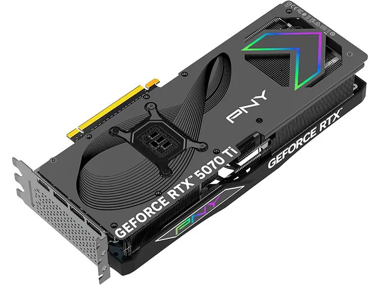 PNY GeForce RTX 5070 Ti 16 GB GDDR7 PCIe 5.0 x16 Triple Fan ARGB PNY GeForce RTX 5070 Ti 16 GB GDDR7 PCIe 5.0 x16 Triple Fan ARGB