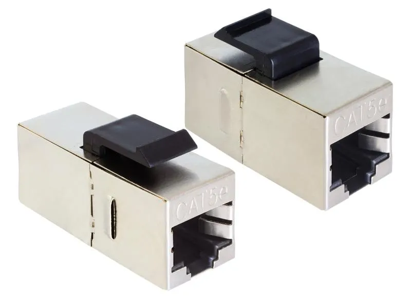 Delock Keystone-Modul RJ-45 - RJ-45, Cat.5e geschirmt, kompakt Delock Keystone-Modul RJ-45 - RJ-45, Cat.5e geschirmt, kompakt