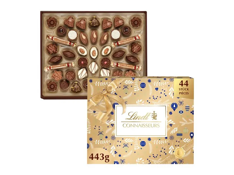 Lindt CONNAISSEURS Pralinés Assortiert Festtagsedition 443g Lindt CONNAISSEURS Pralinés Assortiert Festtagsedition 443g