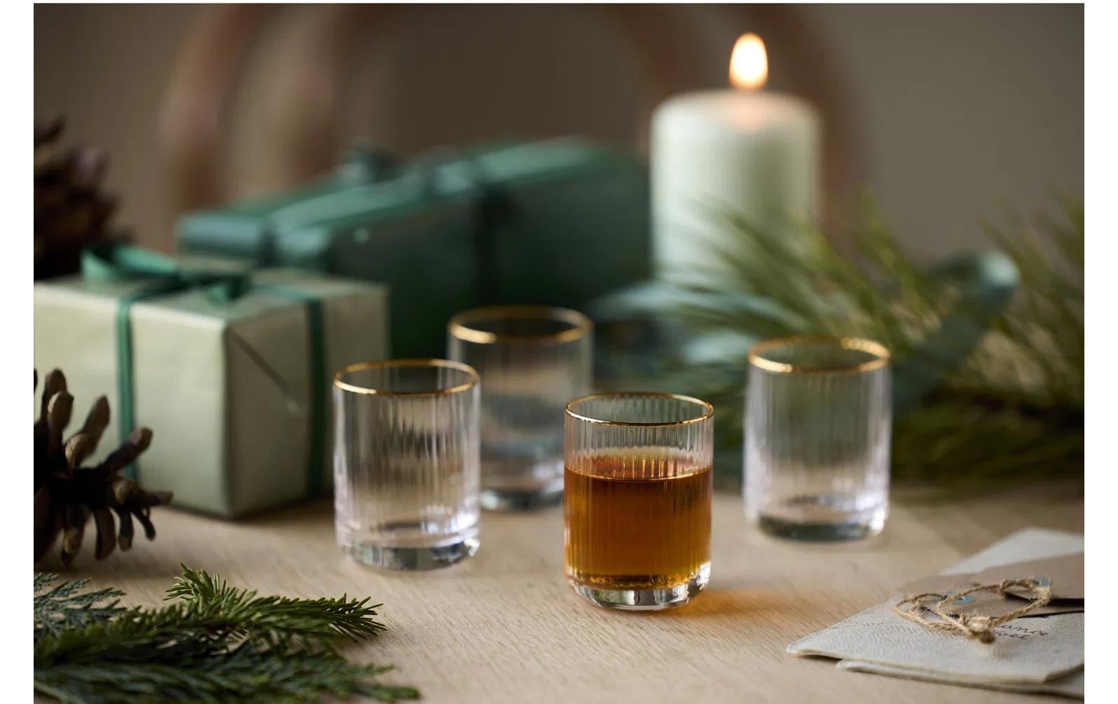 Lyngby Schnapsglas Palermo Gold 6 cl, 6er Set