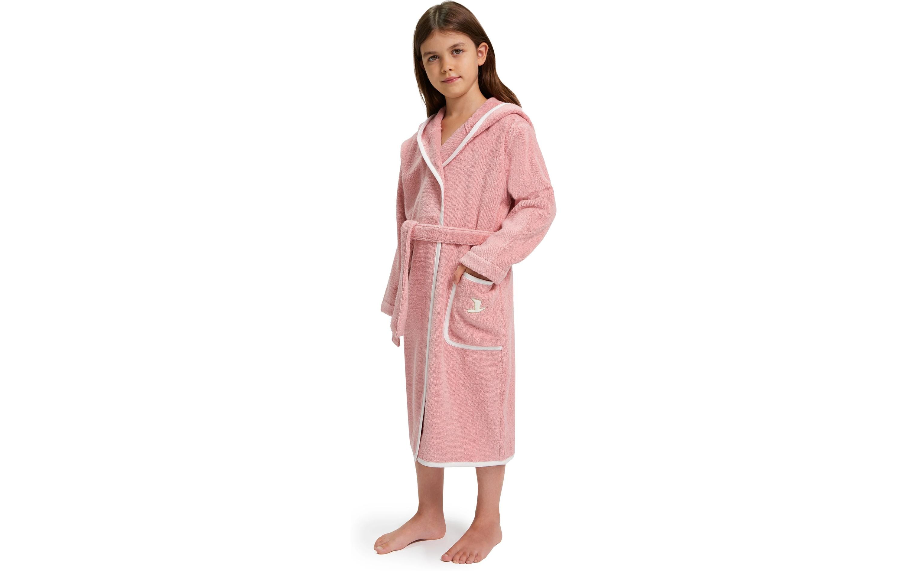Möve Kinderbademantel Soft Hug Grösse 92, Rosa