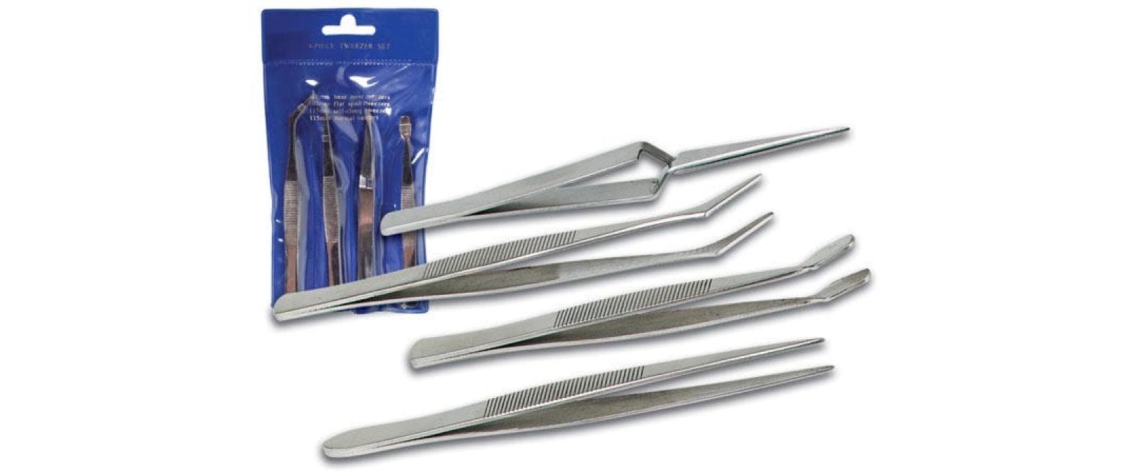 Velleman Pinzetten-Set 4-teilig Velleman Pinzetten-Set 4-teilig