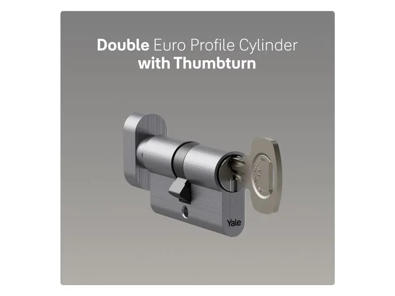 Yale Knaufzylinder 500 plus, 30/30, Nickel sat. Standard Security Yale Knaufzylinder 500 plus, 30/30, Nickel sat. Standard Security