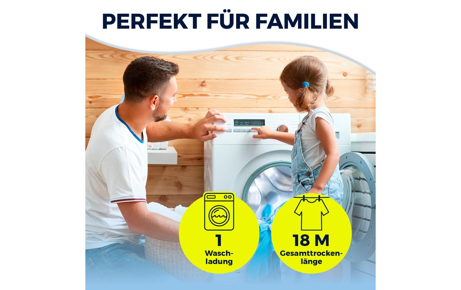 EASYmaxx Standtrockner mit Kleiderstange