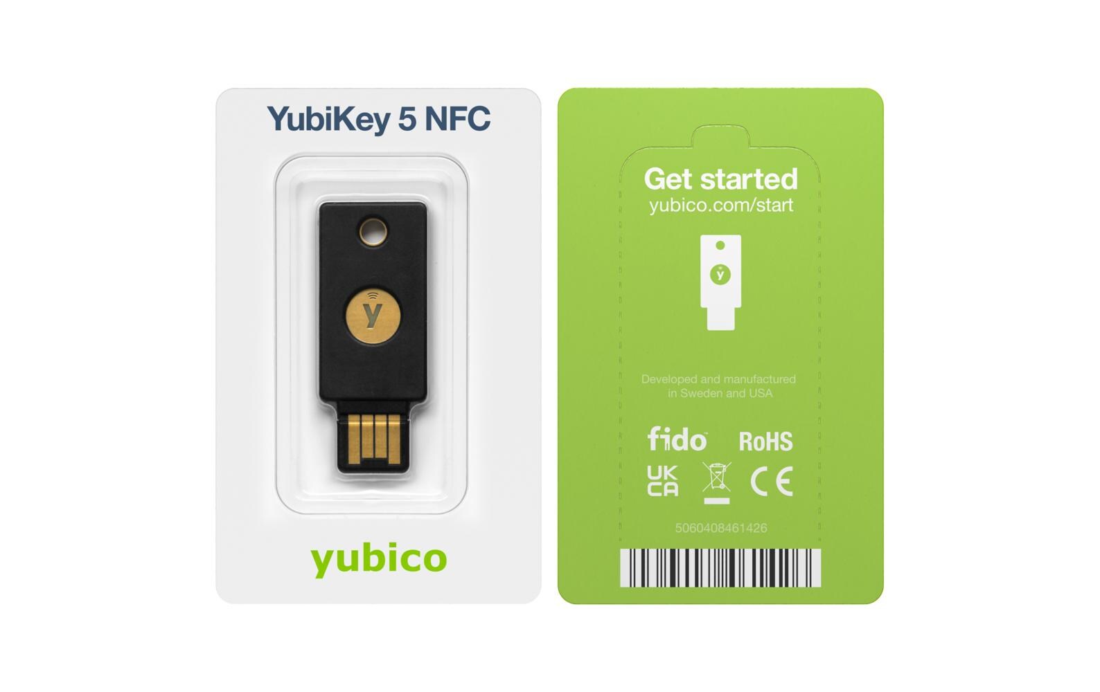 Yubico YubiKey 5 NFC FW 5.7 USB-A, 1 Stück