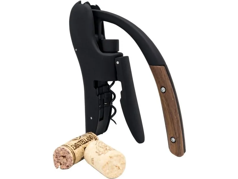 Vin Bouquet Hebelkorkenzieher Hebelkorkenzieher Schwarz/Braun Vin Bouquet Hebelkorkenzieher Hebelkorkenzieher Schwarz/Braun