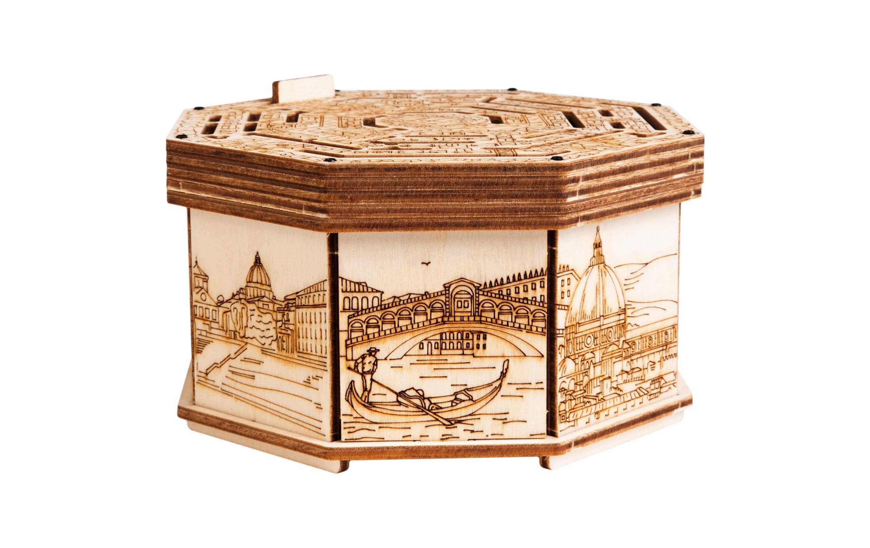 Escape Welt Rätselspiel Secret Box «Maze»