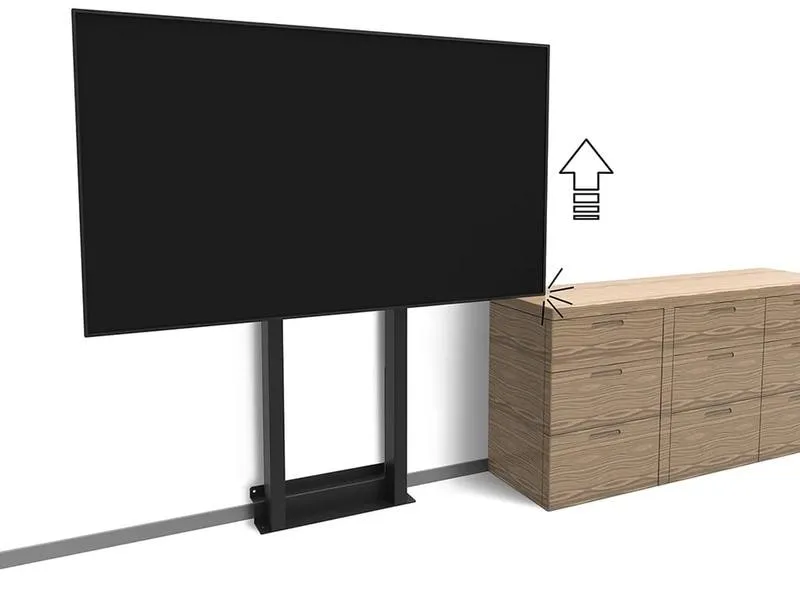NEOMOUNTS TV-Trolley WL55-875BL1 Schwarz