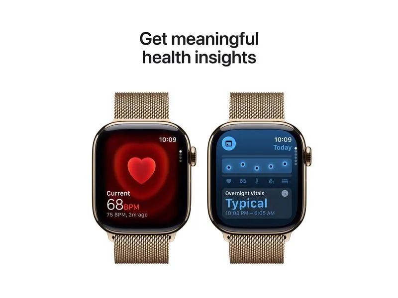 Apple Watch Series 11 42 mm LTE Gold Titanium Milanese Loop Apple Watch Series 11 42 mm LTE Gold Titanium Milanese Loop