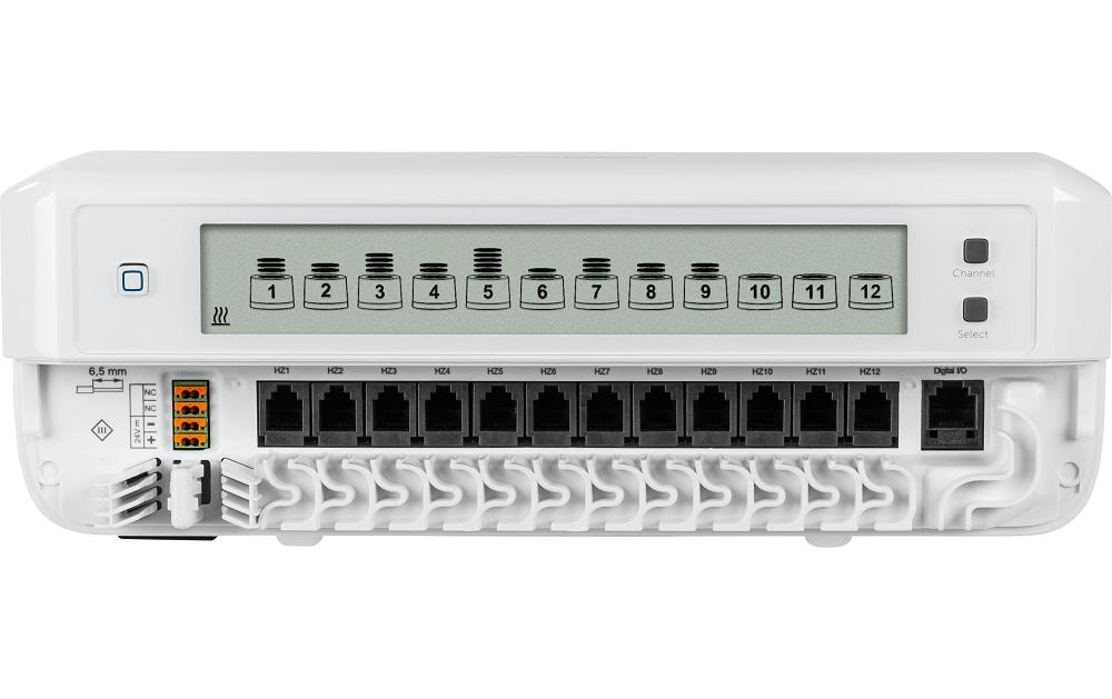 Homematic IP Smart Home Funk-Fussbodenheizungsaktor 24 V / 230 V 12-fach Homematic IP Smart Home Funk-Fussbodenheizungsaktor 24 V / 230 V 12-fach