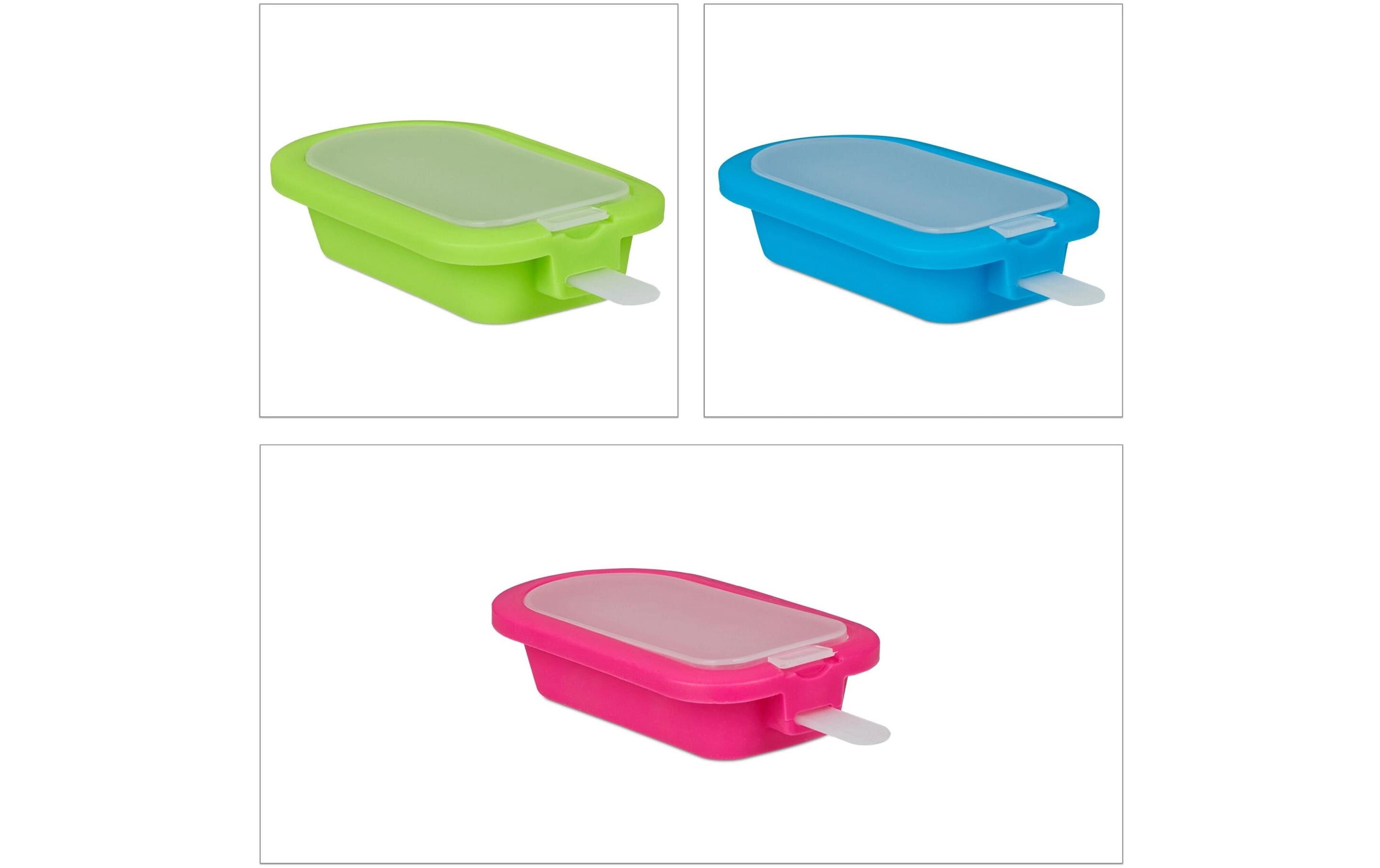 relaxdays Glaceform Blau/Grün/Rot