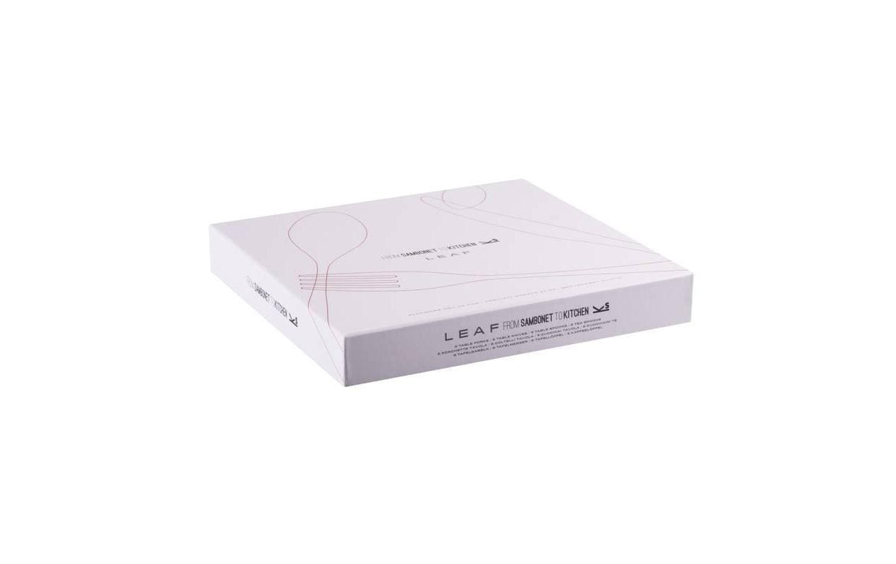 Sambonet Besteck-Set Leaf 24-teilig, Silber