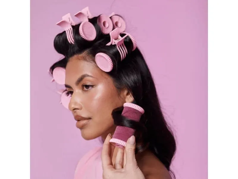Mermade Hot Rollers Pink