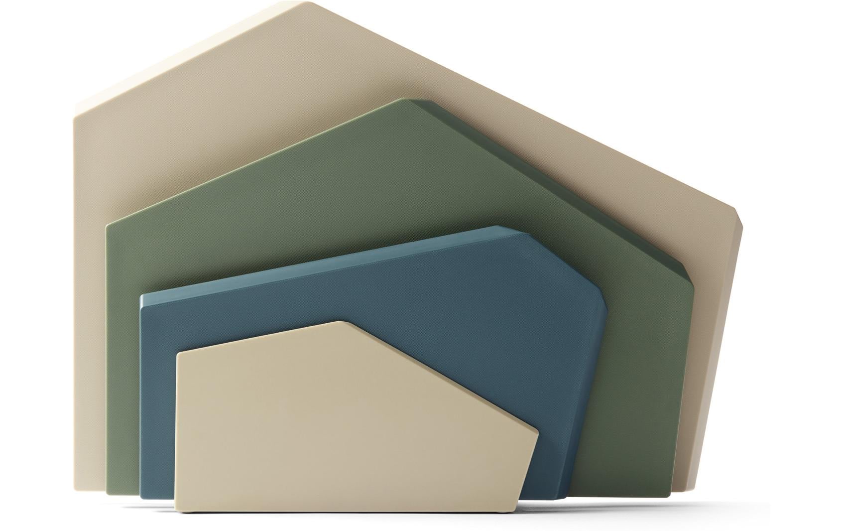 Crushgrind Schneidebrett-Set Zürich Farbe: Cumin, Parsley, Blueberry