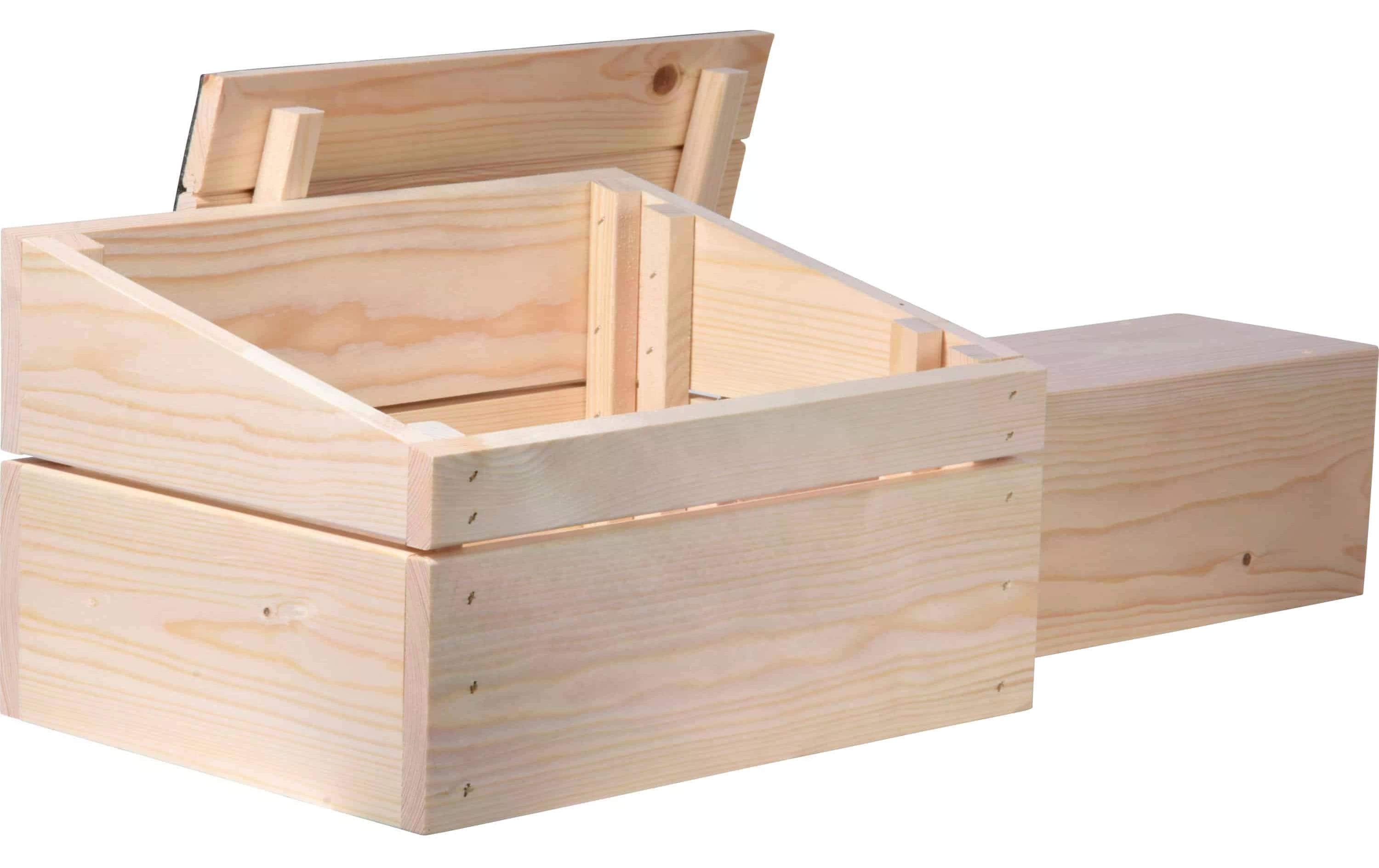 dobar Igelhaus mit Eingang, 74.5 x 29 x 24 cm, Schwarz