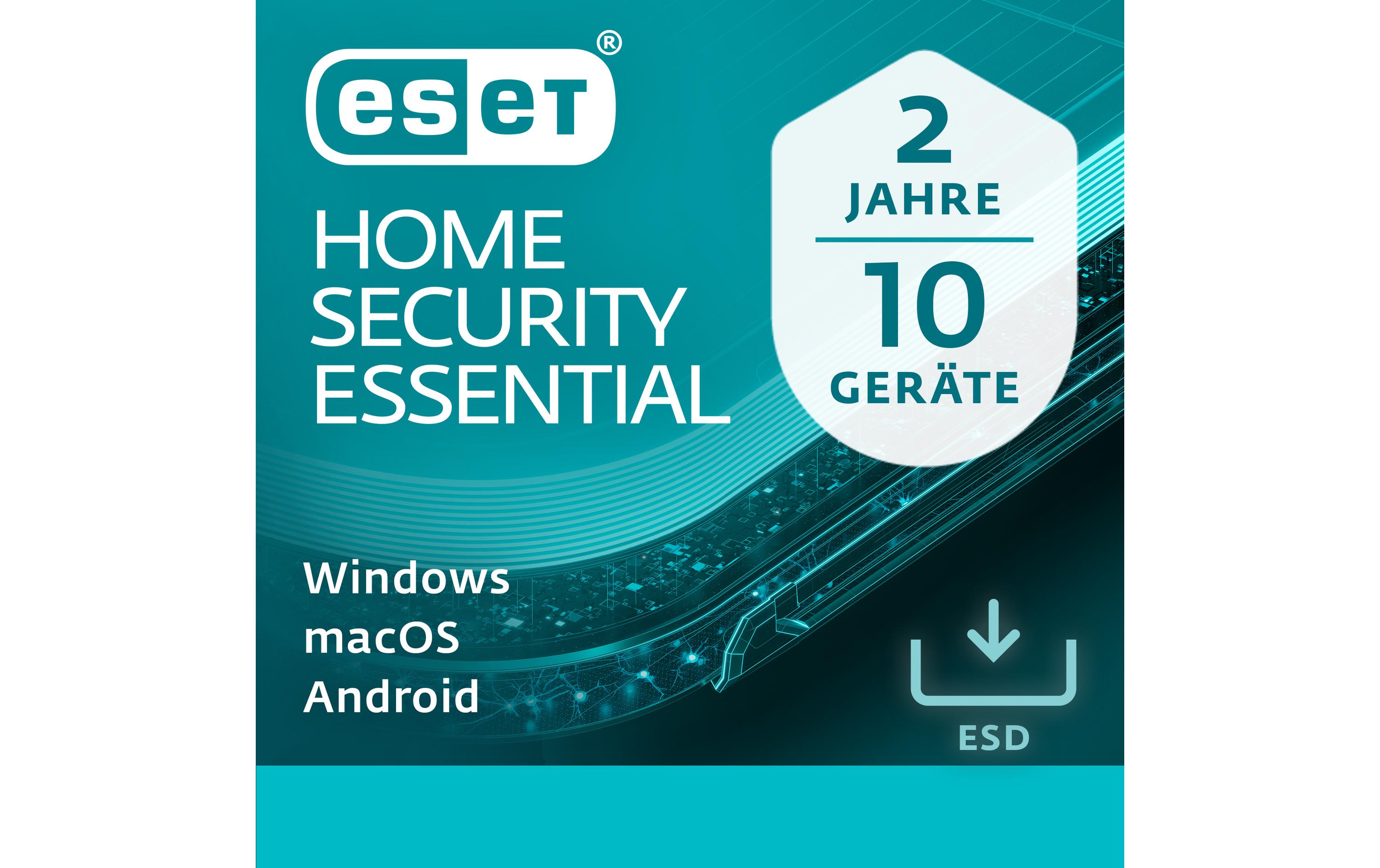ESET HOME Security Essential ESD, Vollversion, 10 User, 2 Jahre ESET HOME Security Essential ESD, Vollversion, 10 User, 2 Jahre