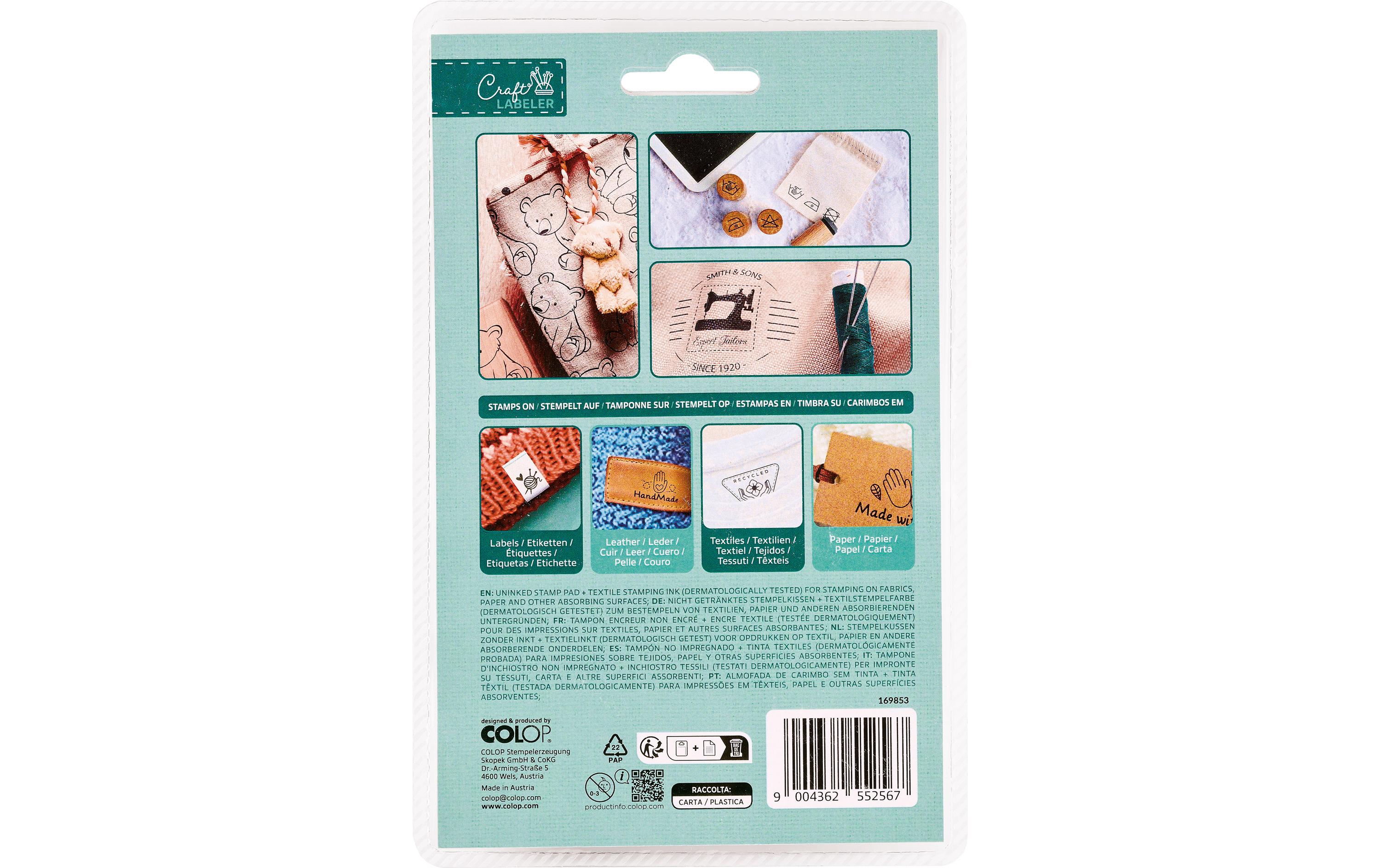 Colop Textilstempel Craft Labeler Colop Textilstempel Craft Labeler