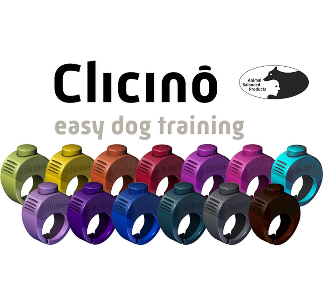 Clicino Hundeclicker Ring Blau, L