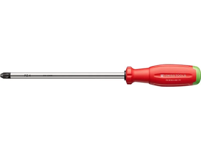 PB Swiss Tools PZ-Kreuzschraubenzieher SwissGrip Evo PB 38192.4-200 PB Swiss Tools PZ-Kreuzschraubenzieher SwissGrip Evo PB 38192.4-200