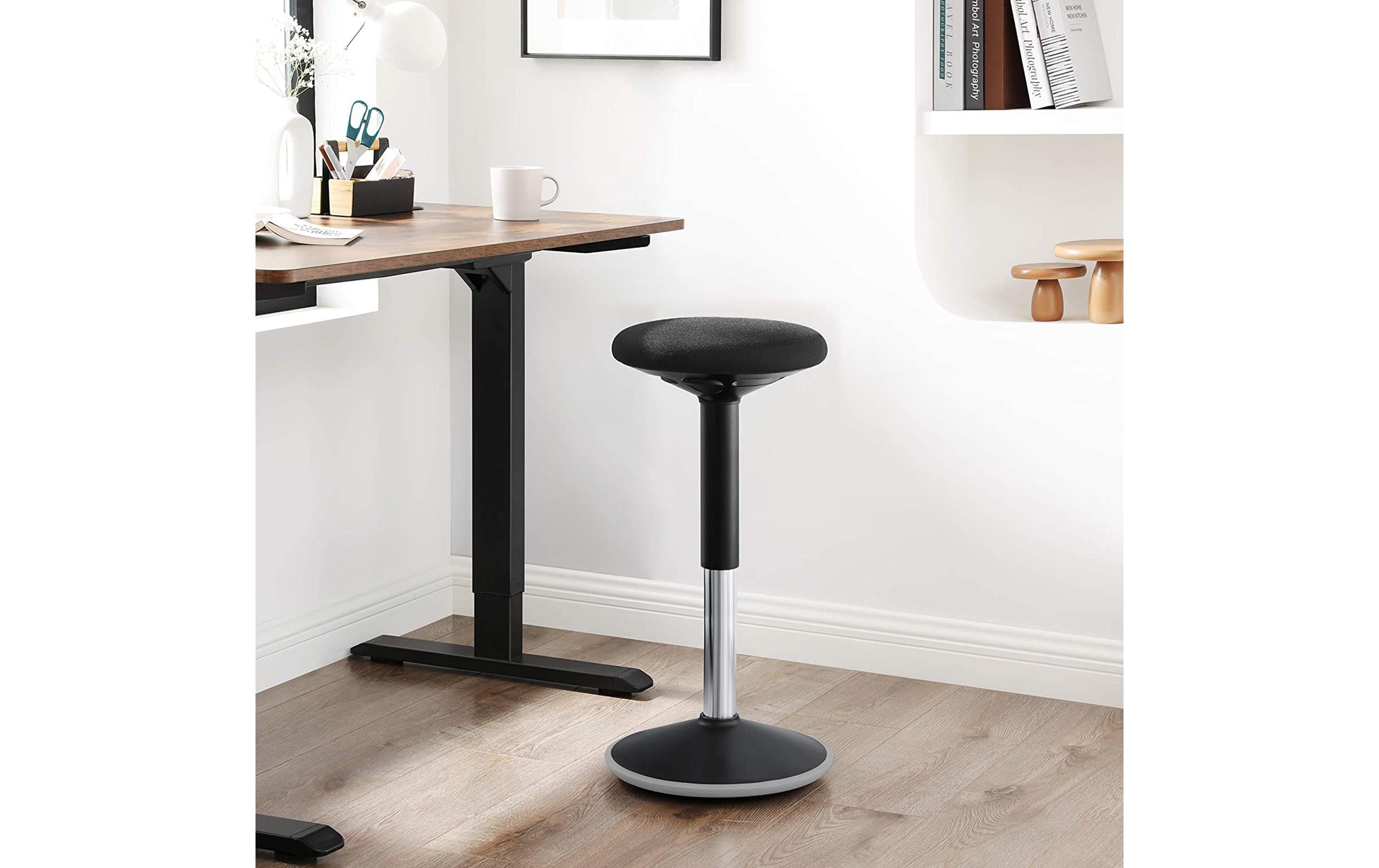 Songmics 360° drehbarer Balance-Stuhl Schwarz