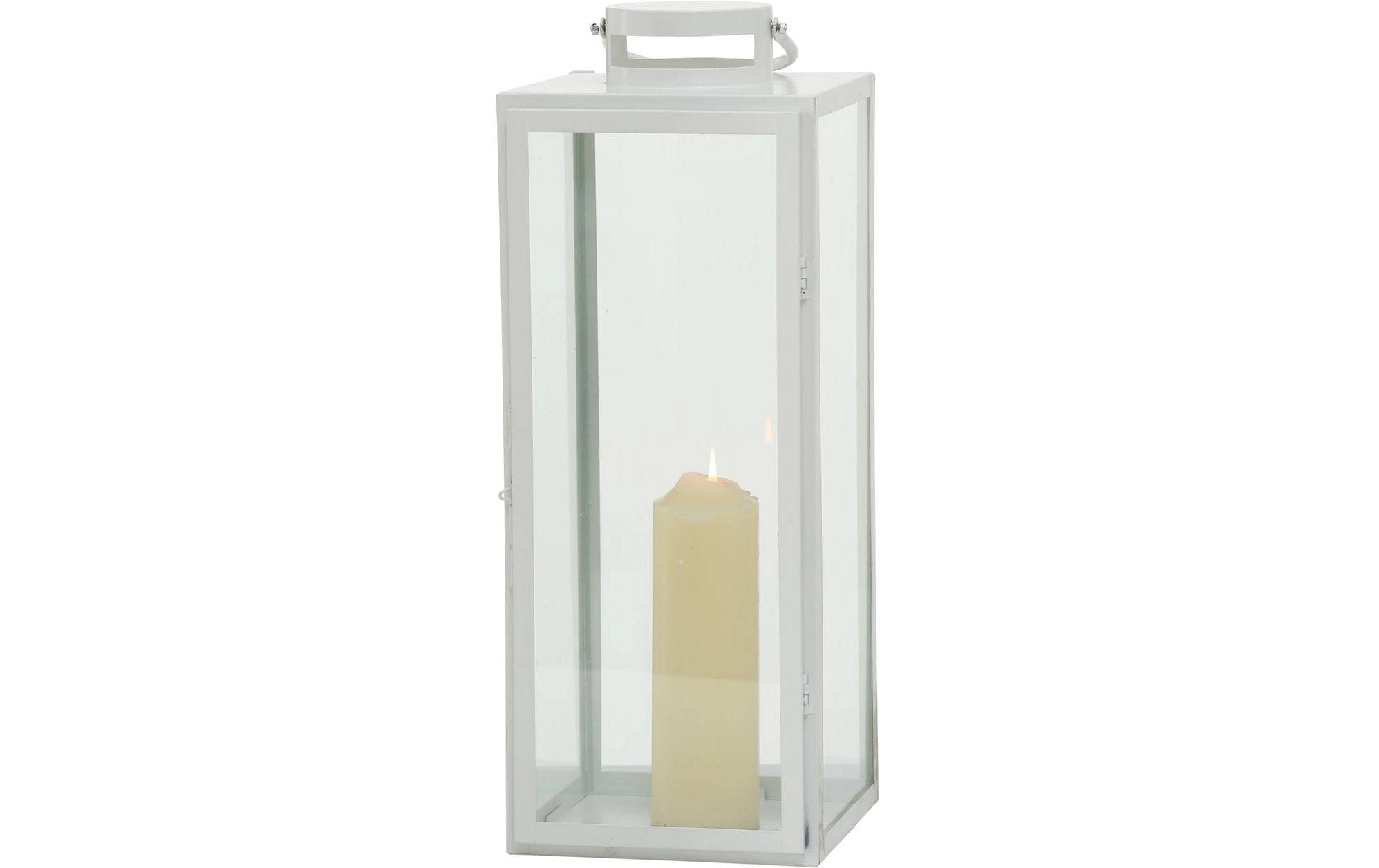 Boltze Laterne Arana 3-teilig, Transparent/Weiss