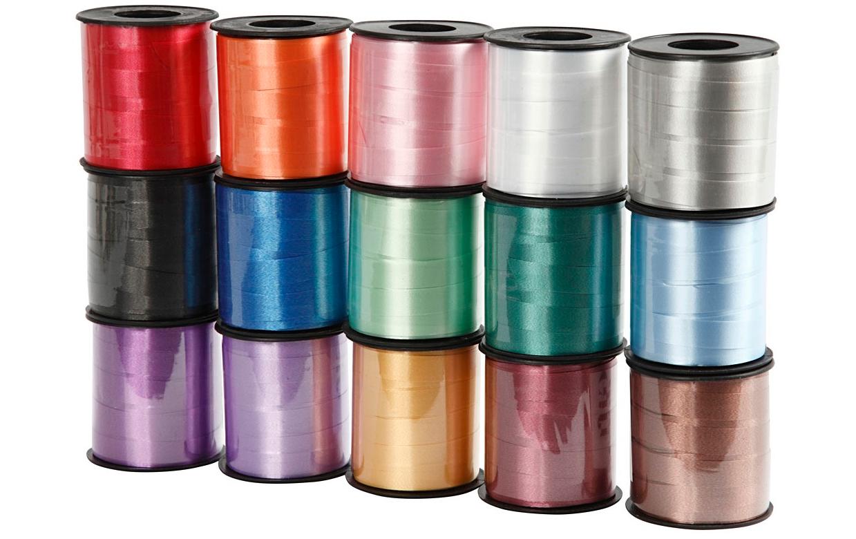 Creativ Company Kräuselband 10 mm, Sortierte Farben, 15 Stück Creativ Company Kräuselband 10 mm, Sortierte Farben, 15 Stück