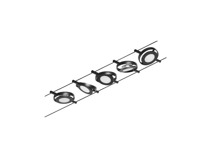 Paulmann CorDuo LED Seilsystem RoundMac Basisset 5 x 200 lm Paulmann CorDuo LED Seilsystem RoundMac Basisset 5 x 200 lm