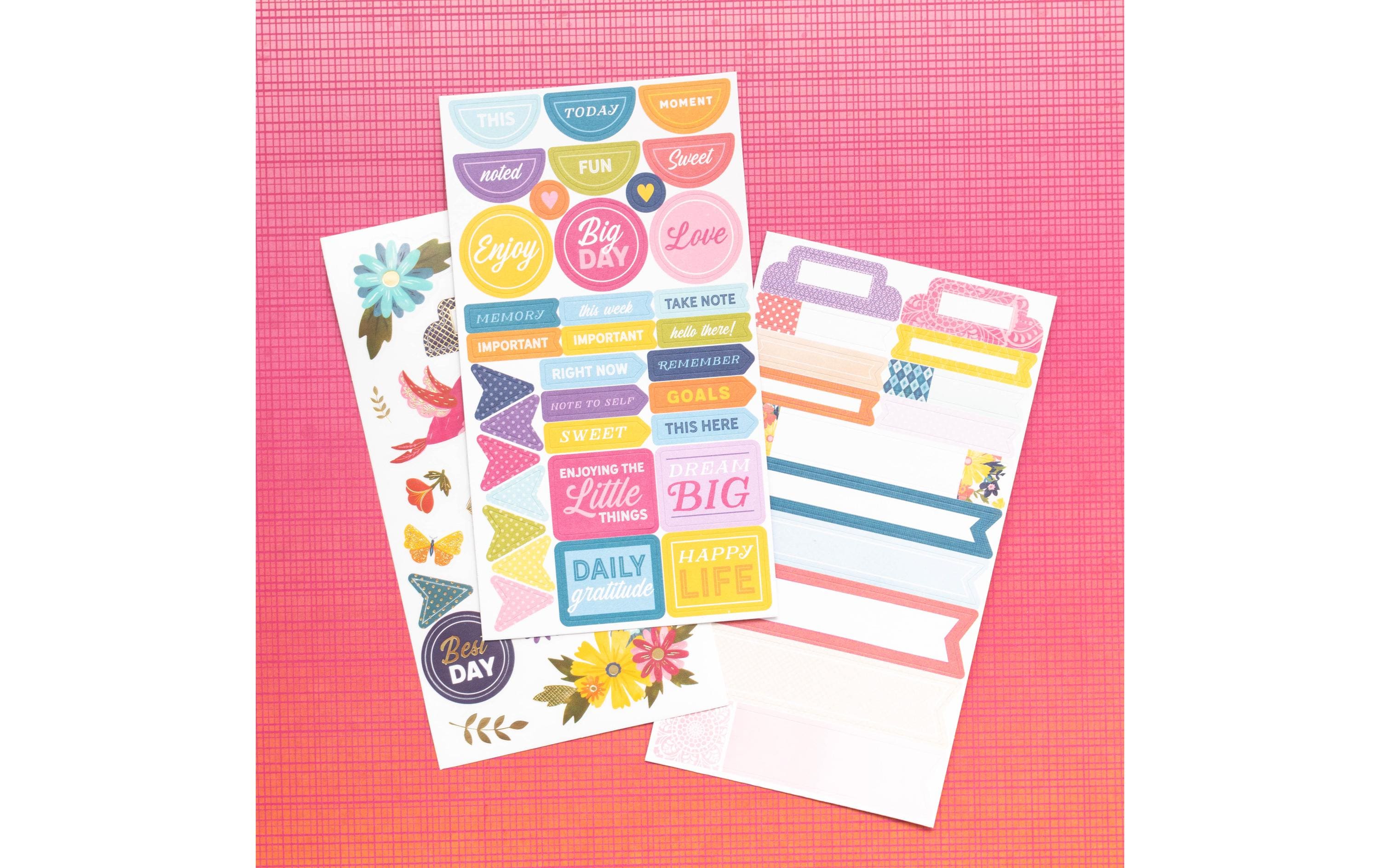 American Crafts Stickerbuch Wonders 286 Stück