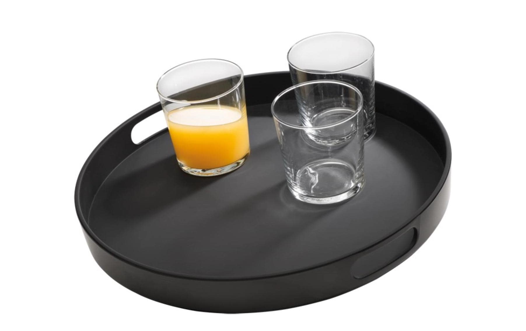 APS Serviertablett Bistro 35.5 cm, Schwarz