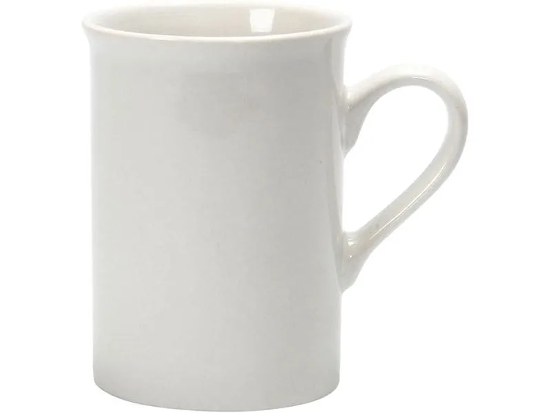 Creativ Company Tasse Weiss, 1 Stück