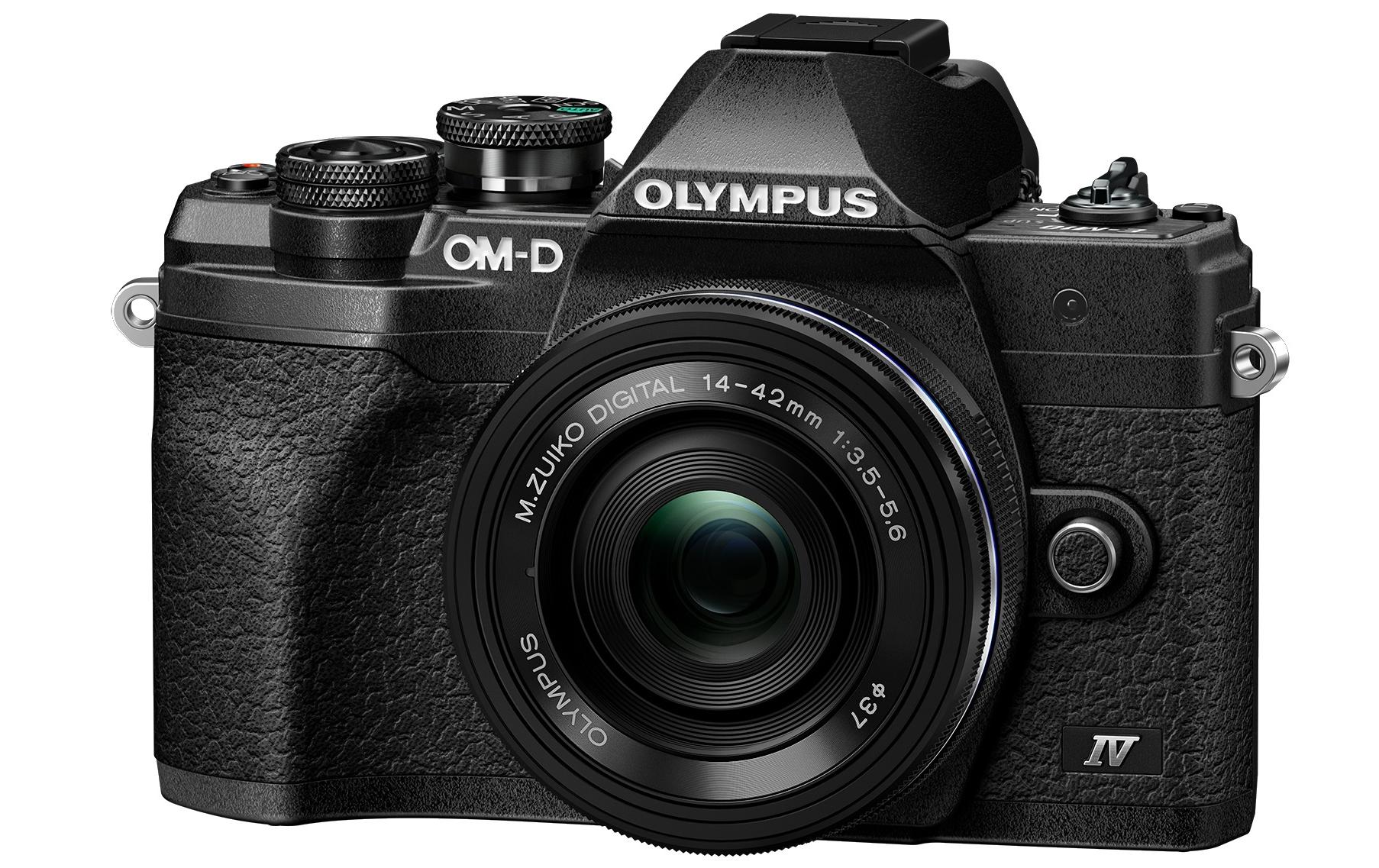 OM-System Fotokamera E-M10 Mark IV Kit 14-42 Schwarz