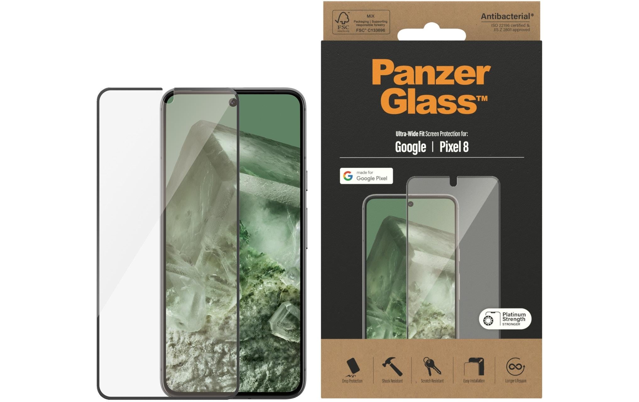 Panzerglass Displayschutz Ultra Wide Fit Pixel 8