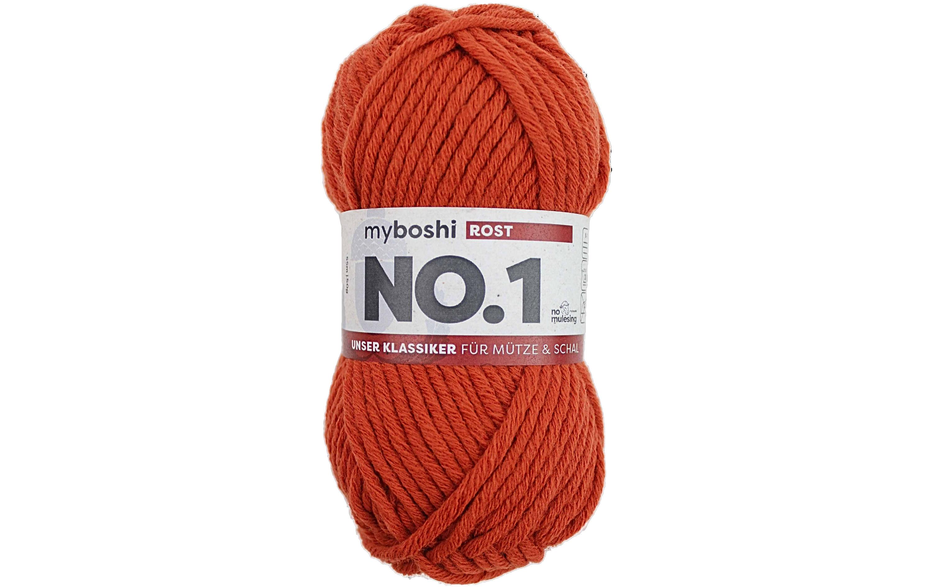 myBoshi Wolle Nr.1 Rost 50 g, 55 m